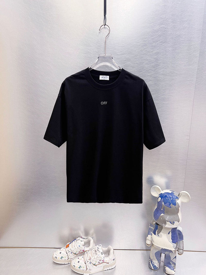 Off-White Big Off Diag Skate T-Shirt — Cyan / White / Black