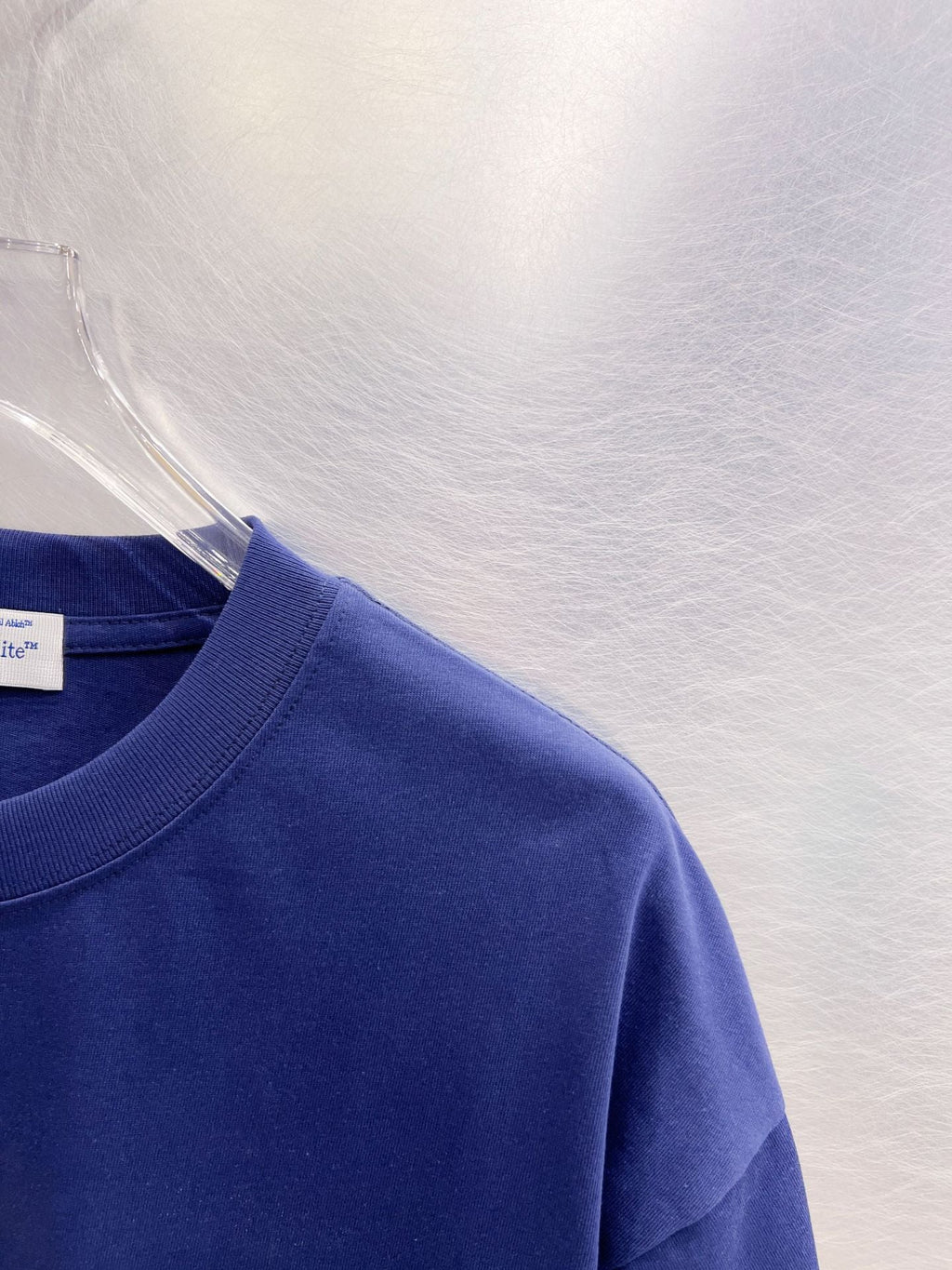 Off-White Diag Spray T-Shirt — White / Blue / Black