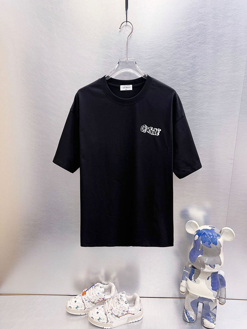 Off-White Arrow Print T-Shirt — Grey / White / Black