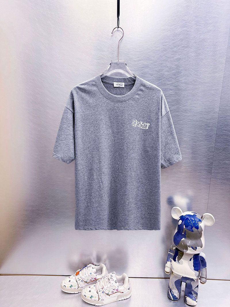 Off-White Arrow Print T-Shirt — Grey / White / Black