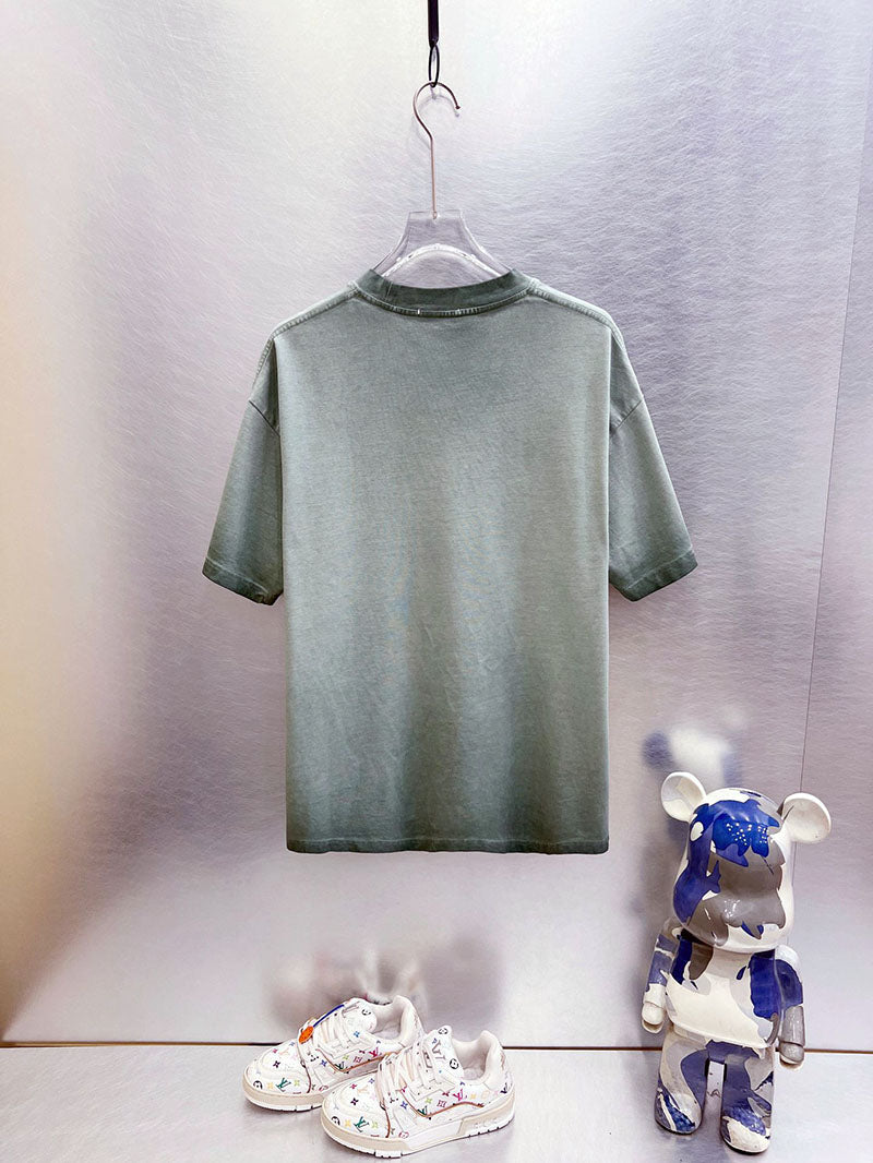 Off-White Laundry Skate Logo Tee — Matcha Green / Light Apricot