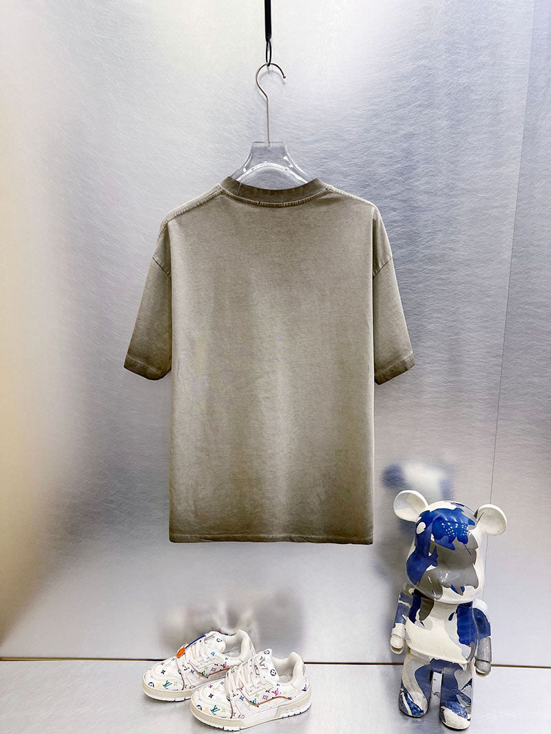 Off-White Laundry Skate Logo Tee — Matcha Green / Light Apricot