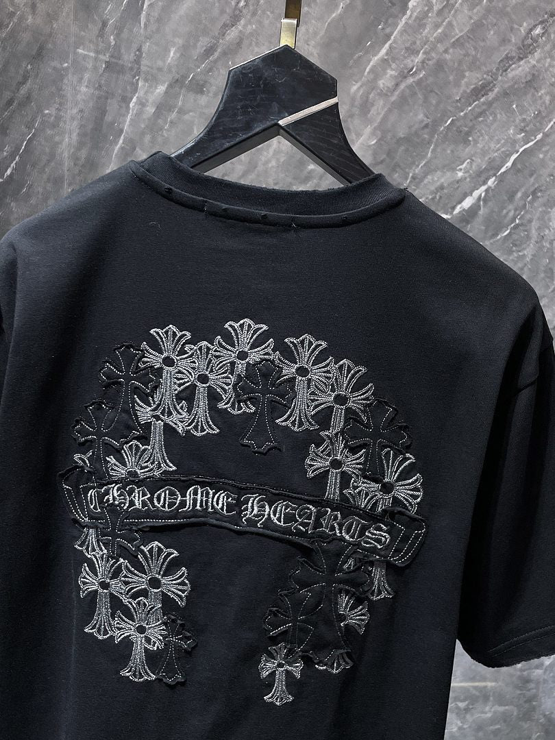 Chrome Hearts Bordeaux Wine Graphic T-Shirt