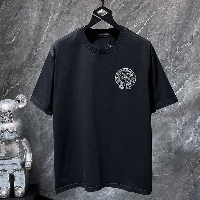 Chrome Hearts Graphic T-Shirt – Black Vintage Wash Cotton Tee