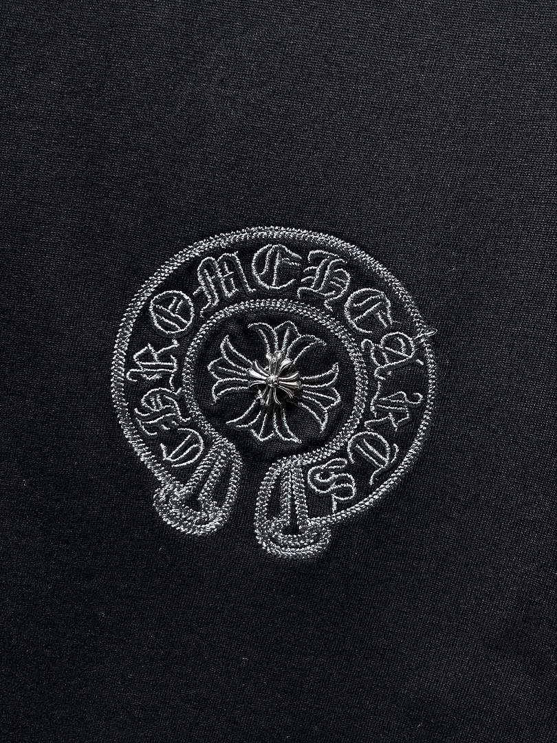 Chrome Hearts Graphic T-Shirt – Black Vintage Wash Cotton Tee