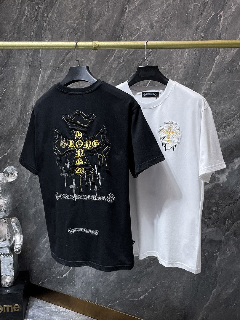 Chrome Hearts Bordeaux Wine Graphic T-Shirt