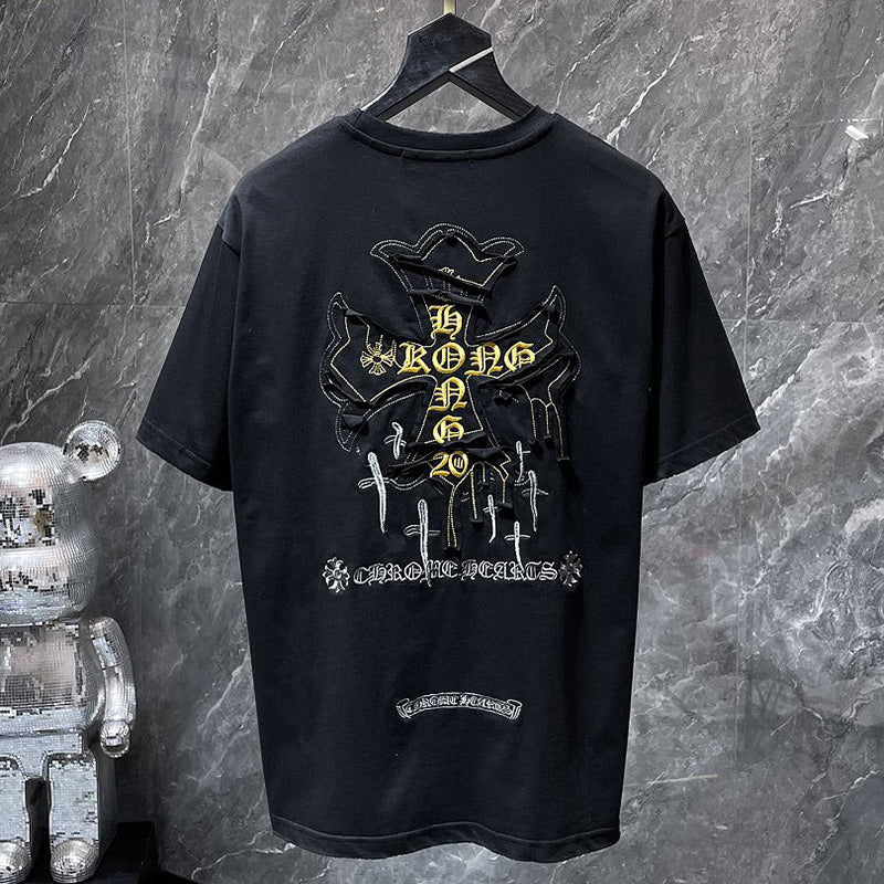 Chrome Hearts Bordeaux Wine Graphic T-Shirt