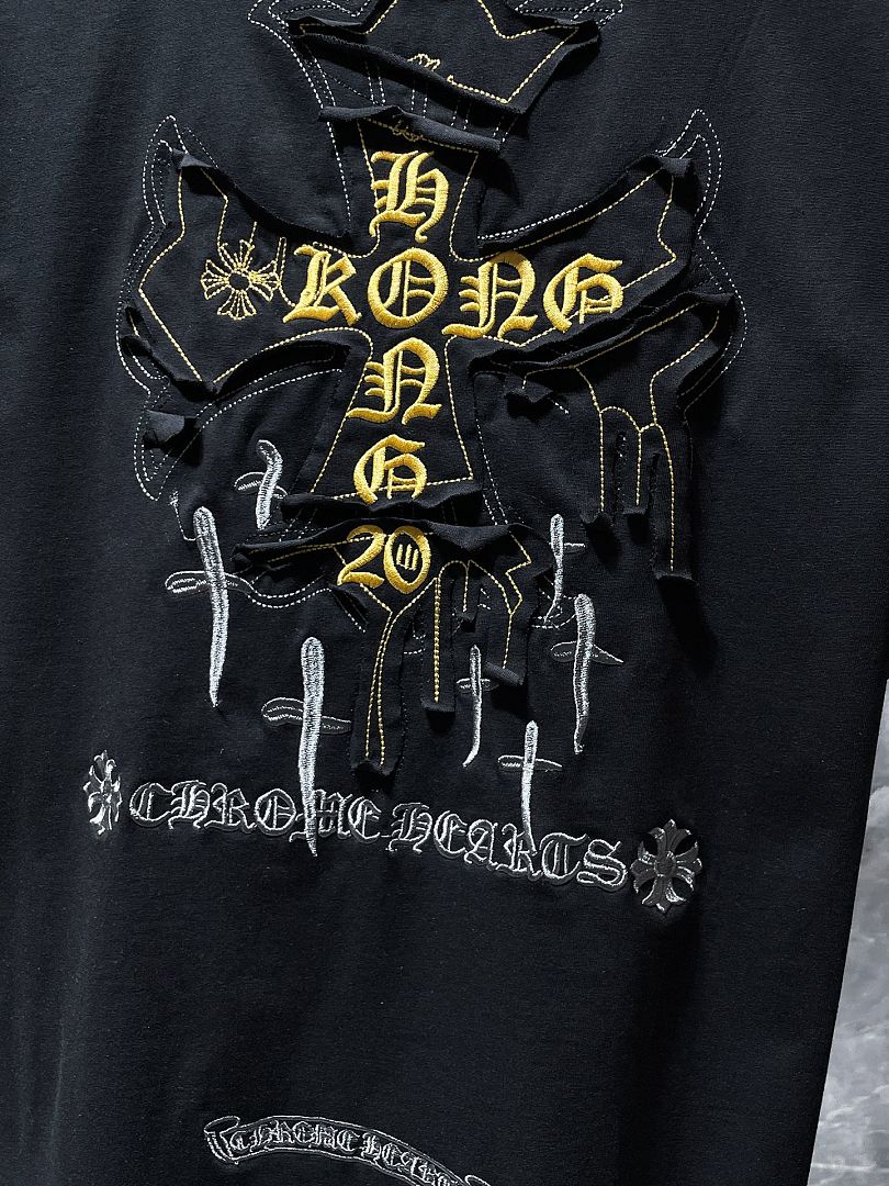 Chrome Hearts Bordeaux Wine Graphic T-Shirt
