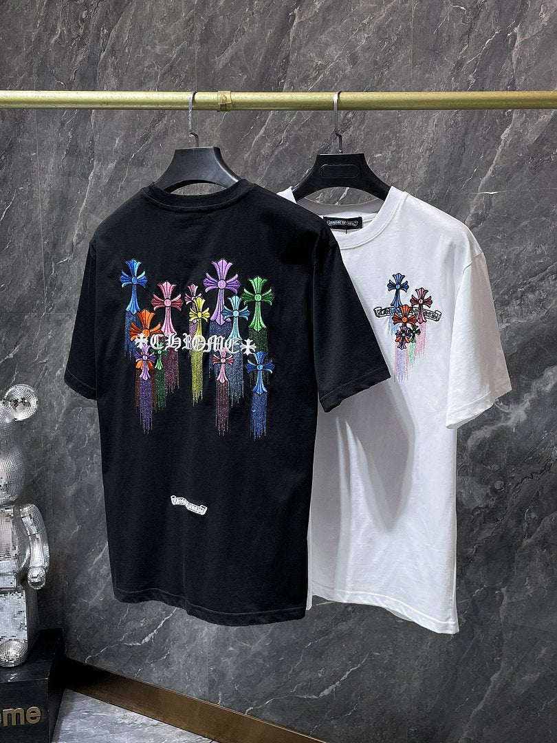 Chrome Hearts Bordeaux Wine Graphic T-Shirt
