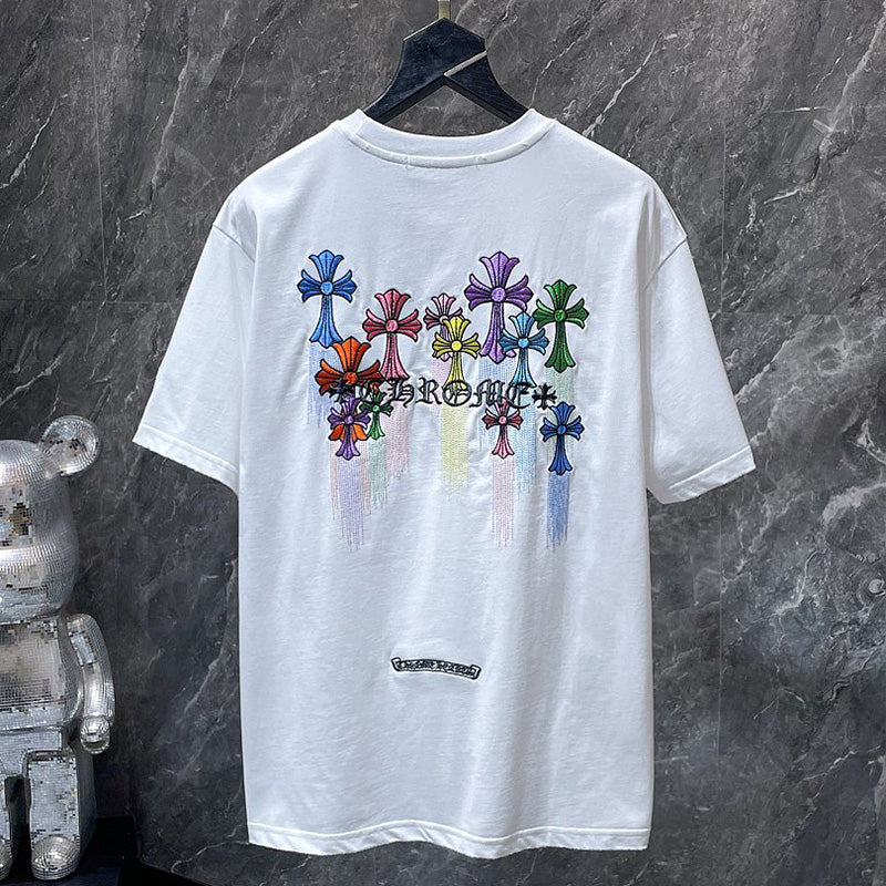 Chrome Hearts Bordeaux Wine Graphic T-Shirt