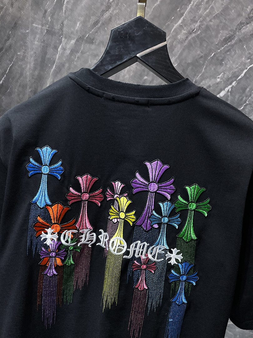 Chrome Hearts Bordeaux Wine Graphic T-Shirt