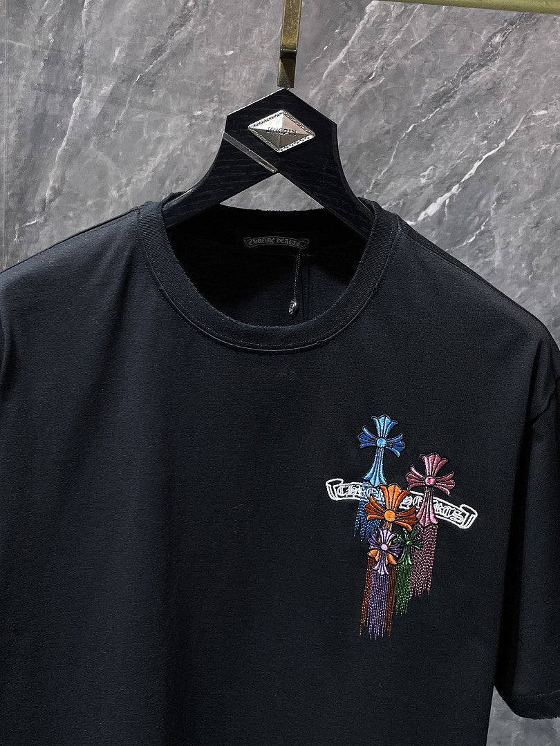 Chrome Hearts Bordeaux Wine Graphic T-Shirt