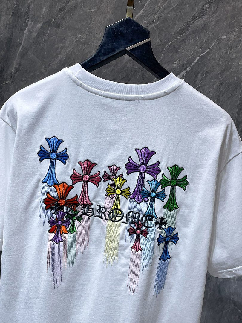 Chrome Hearts Bordeaux Wine Graphic T-Shirt