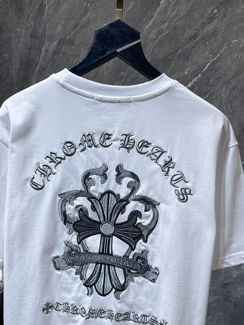 Chrome Hearts Bordeaux Wine Graphic T-Shirt