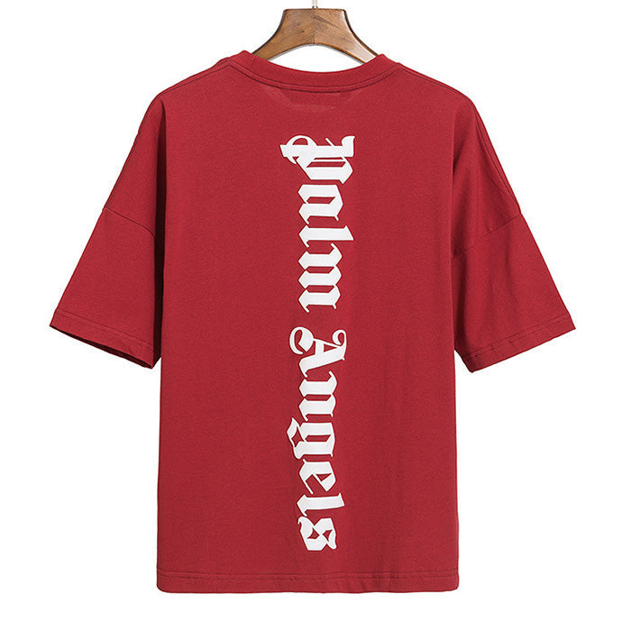 Palm Angels Vertical Gothic Logo T-Shirt