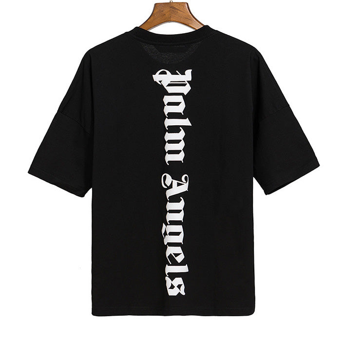 Palm Angels Vertical Gothic Logo T-Shirt