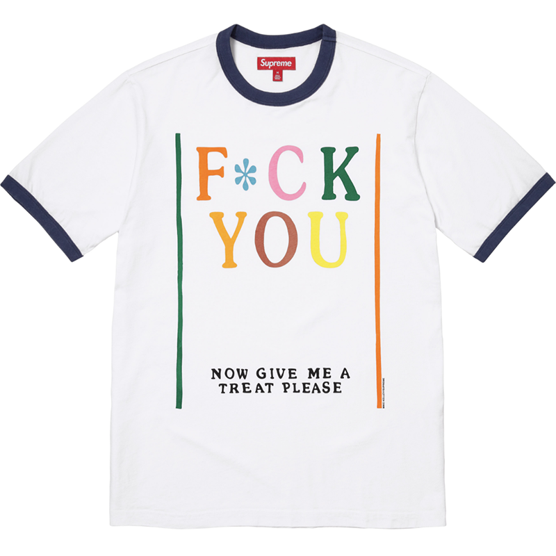 Supreme Mike Kelley Ringer Tee — White