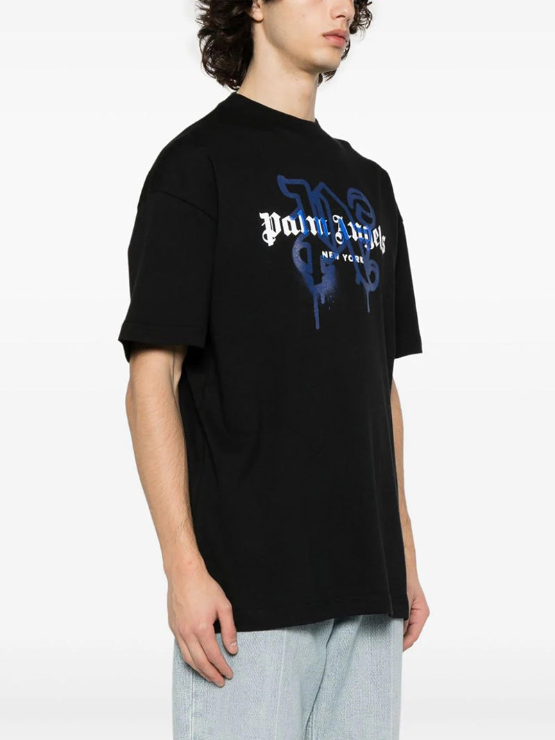 Palm Angels Logo Print T-Shirt – 100% Cotton