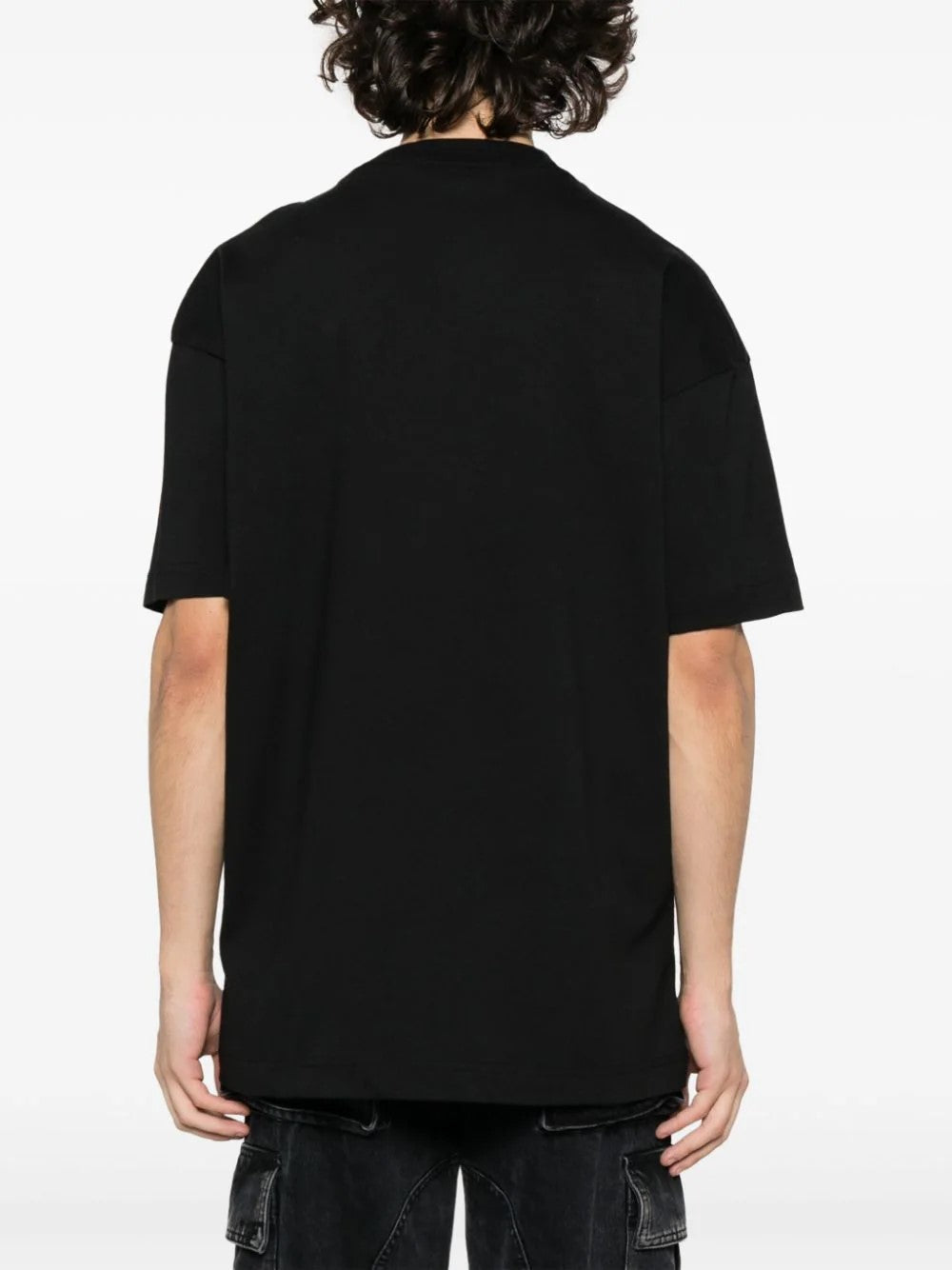 Palm Angels Logo Print T-Shirt – Black & White | 100% Cotton