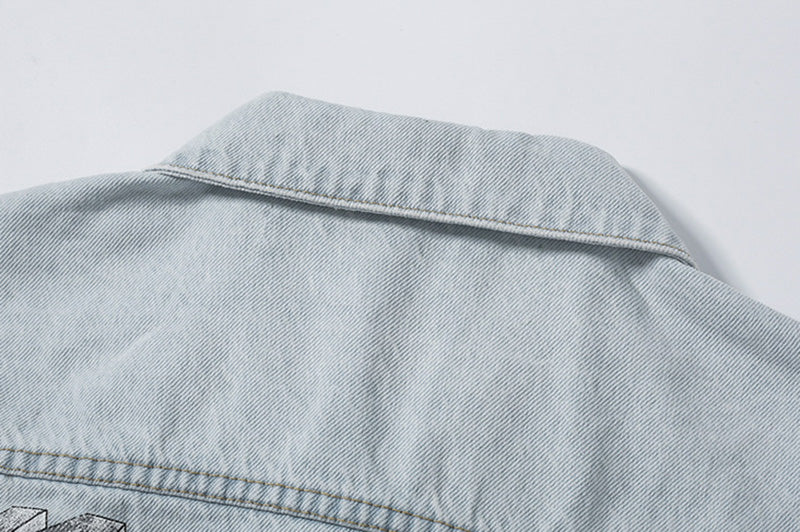 OFF WHITE 3D Building Blocks Jacket – Blue