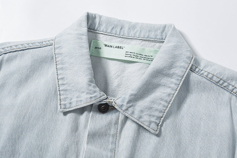 OFF WHITE 3D Building Blocks Jacket – Blue