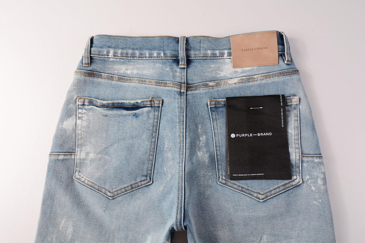 Purple Brand Relaxed-Fit Denim Shorts #5091