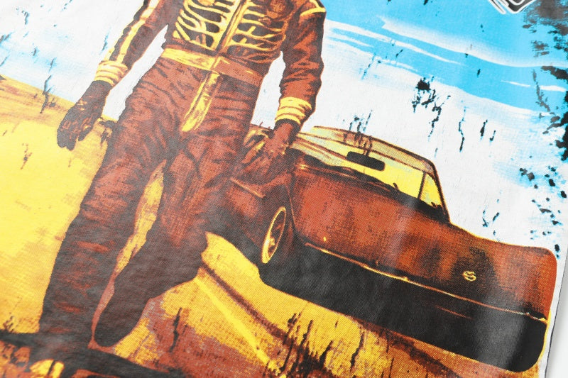 GODSPEED Skeleton Man T-Shirt – 100% Cotton Graphic Tee