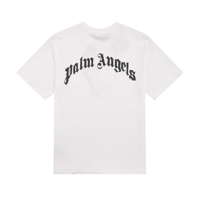 Palm Angels Crystal Skull Graphic T-Shirt