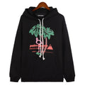 Palm Angels Hoodie – Men's Premium Cotton Hoodie | Black & Apricot