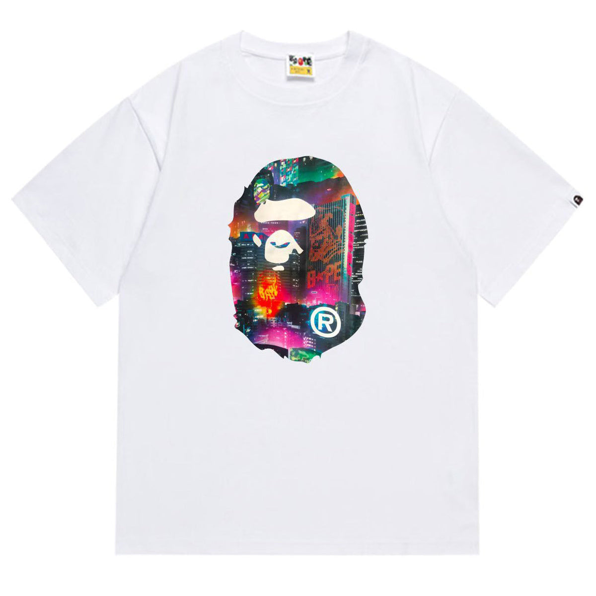 BAPE Ape Head Graphic Tee – Classic Crew Neck
