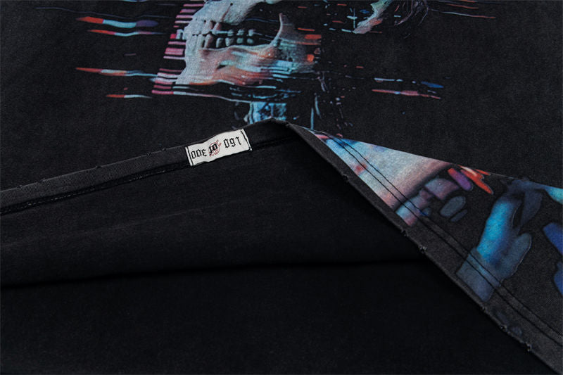GODSPEED Glitchy Graphic T-Shirt – 100% Cotton