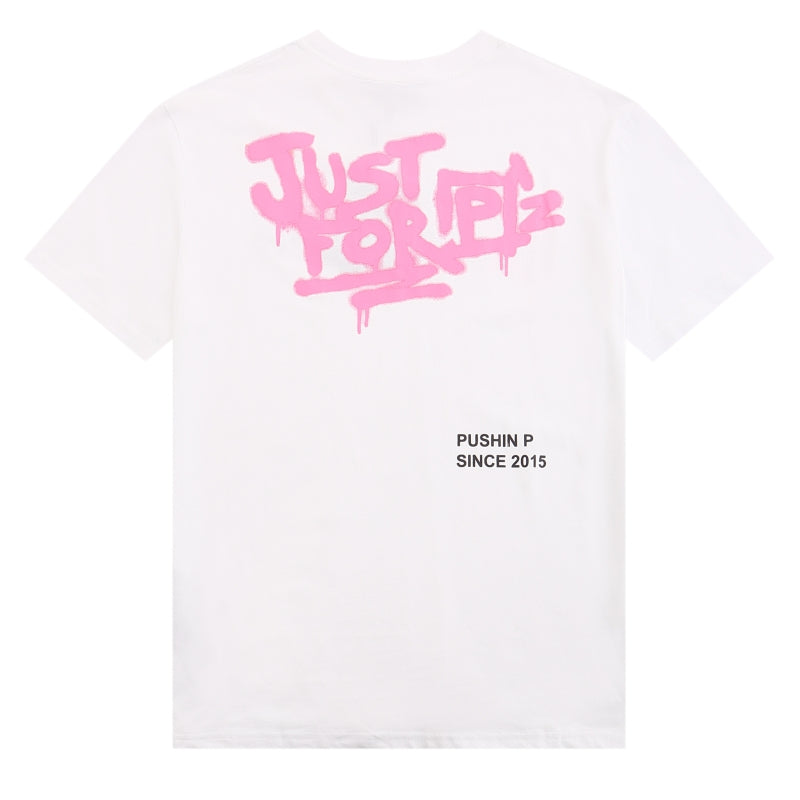 Palm Angels Spray Paint P Gothic Logo Oversized T-Shirt