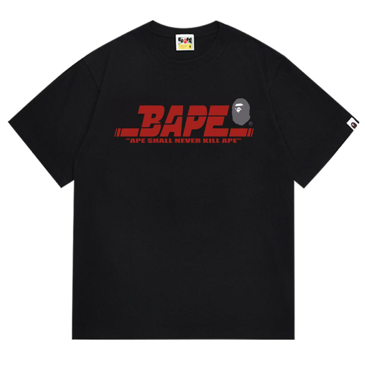 BAPE Ape Head Graphic Tee – Relaxed Fit Cotton Crewneck