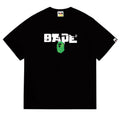 BAPE Ape Head Graphic Tee - Black & Khaki