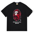 BAPE Ape Head Graphic Tee - Black & White