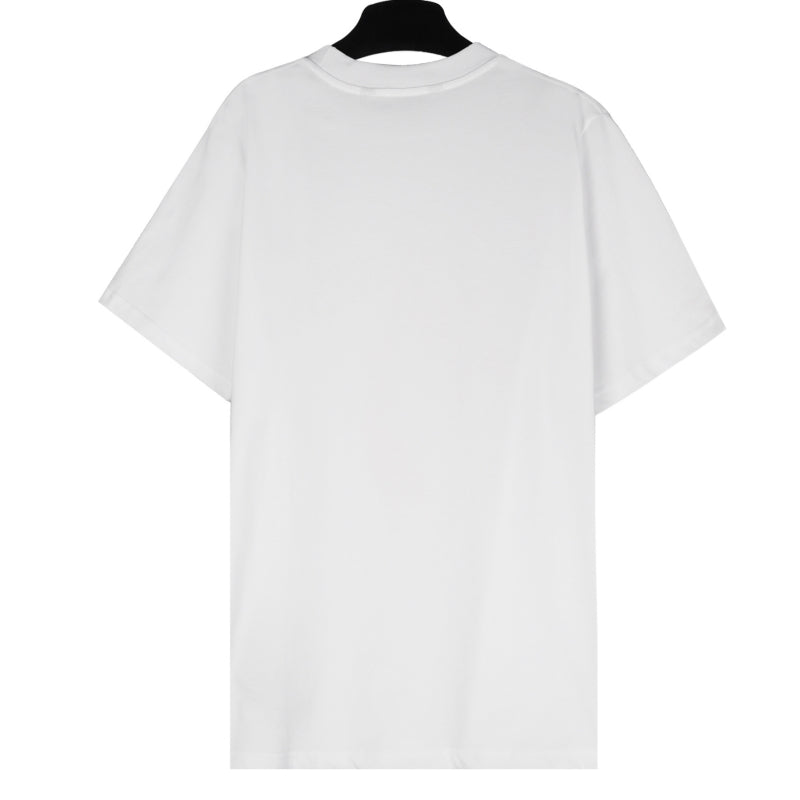 Palm Angels Gradient Spray Paint Palm Tree Script Logo Oversized T-Shirt