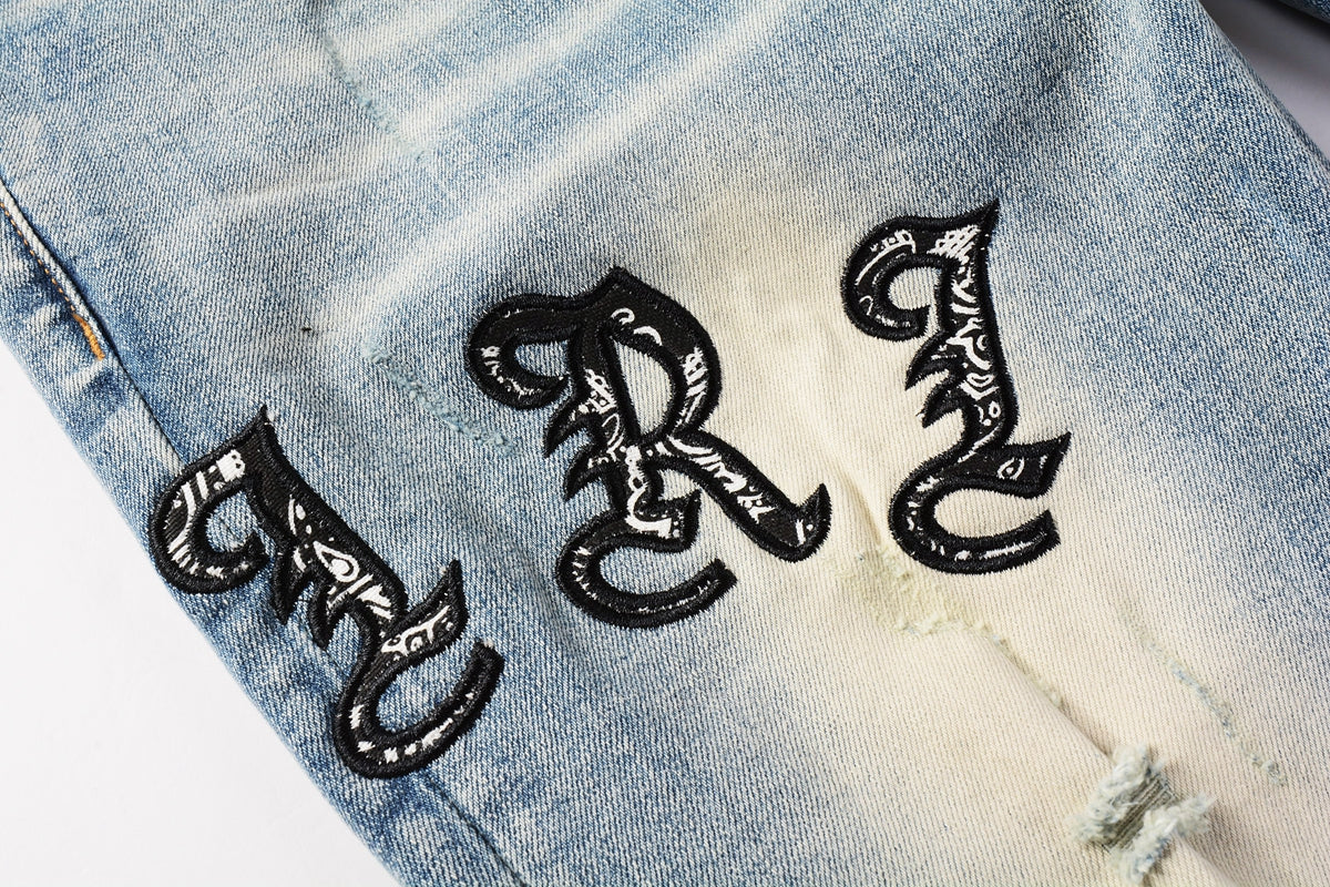 AMIRI Skinny Destroyed Jeans – Full Length Denim