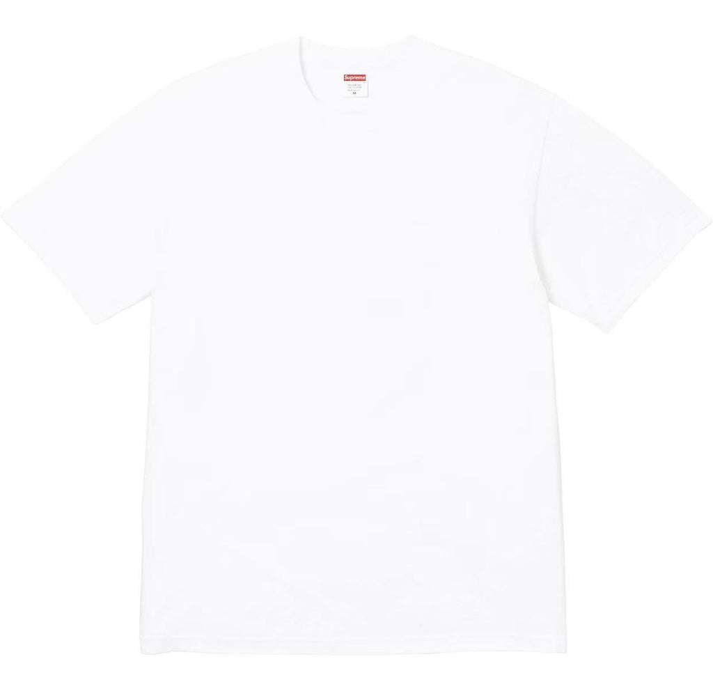 Supreme SS24 Backwards Tee – Black / White