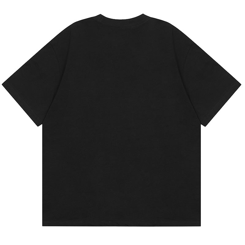 Palm Angels Gradient Spray Paint Palm Tree Script Logo Oversized T-Shirt