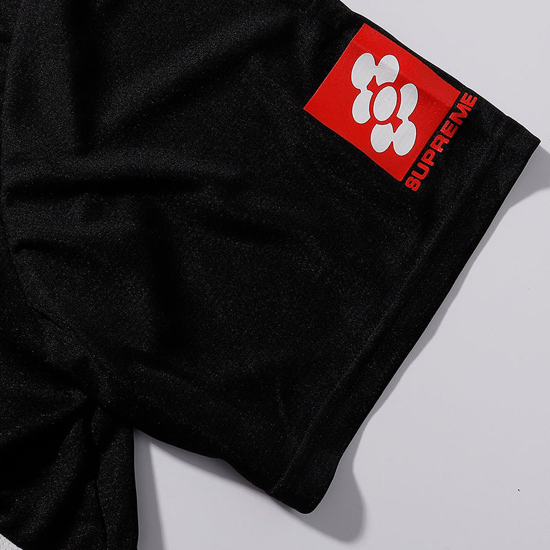 Supreme Crest Soccer Jersey — Black