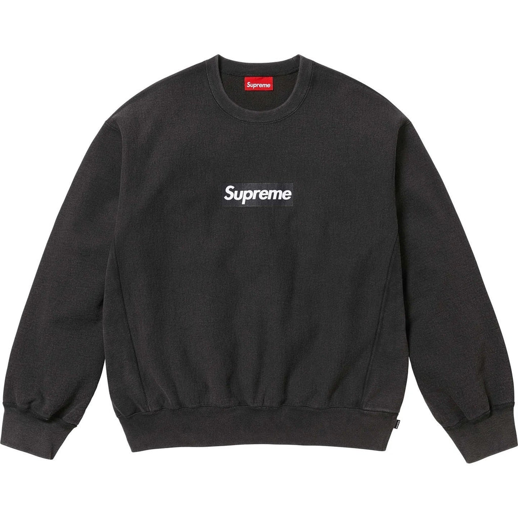 Supreme SS25 Washed Box Logo Crewneck Sweatshirt