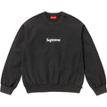 Supreme SS25 Washed Box Logo Crewneck Sweatshirt