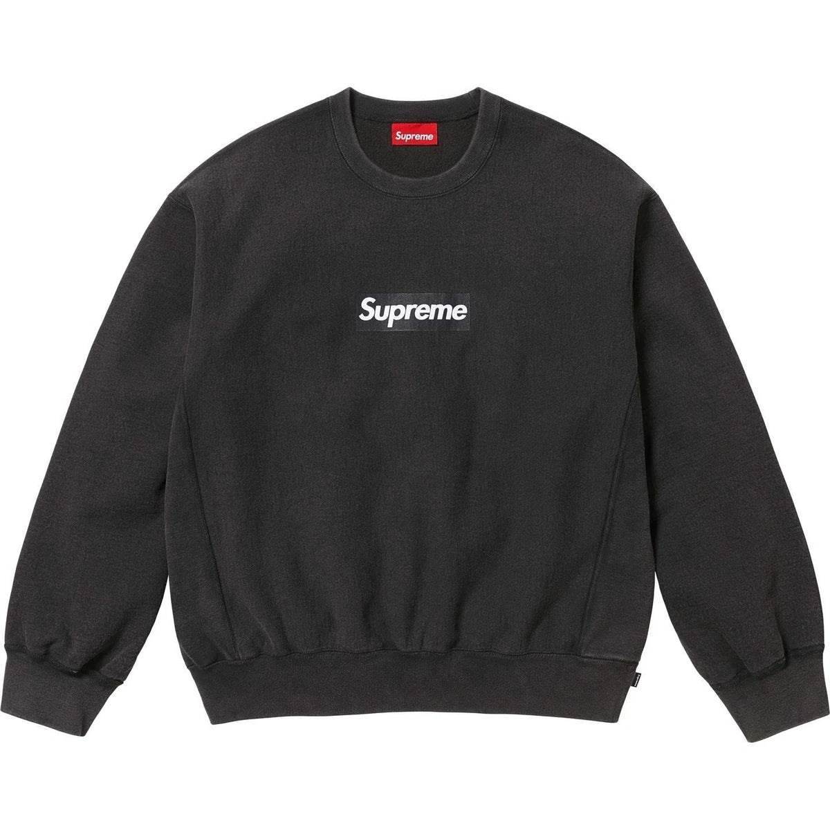Supreme SS25 Washed Box Logo Crewneck Sweatshirt