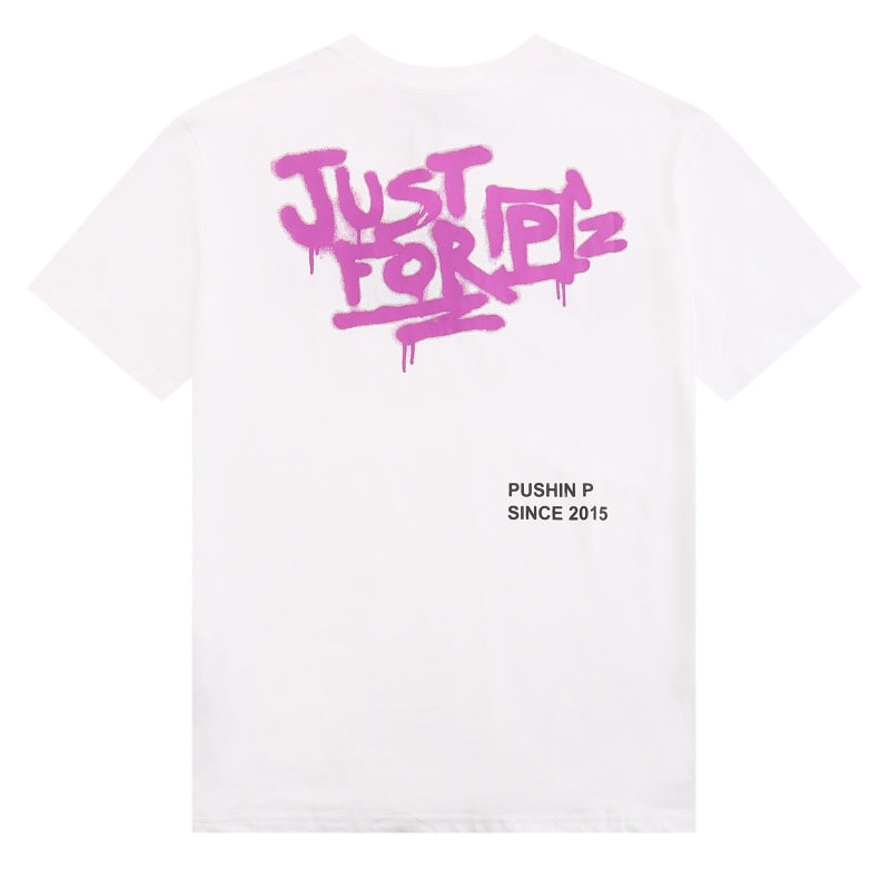 Palm Angels Spray Paint P Gothic Logo Oversized T-Shirt