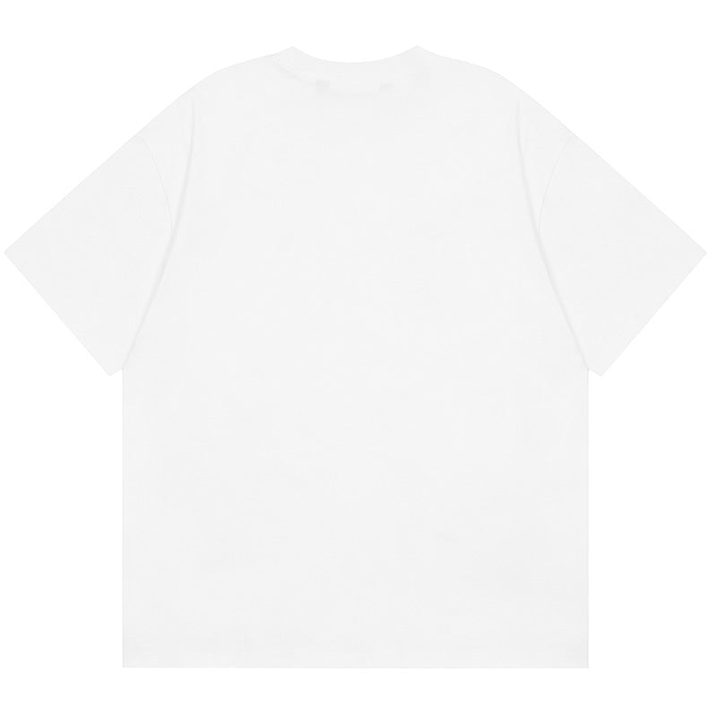 Palm Angels Gradient Spray Paint Palm Tree Script Logo Oversized T-Shirt