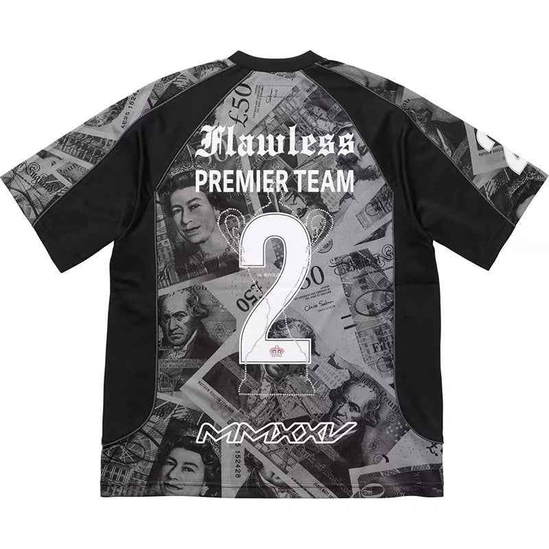 Supreme Pounds Soccer Jersey — Black / Red