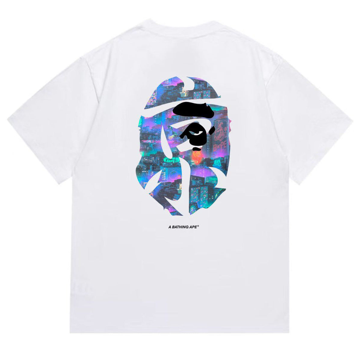 BAPE Ape Head Graphic Tee – Relaxed Fit Cotton Crewneck