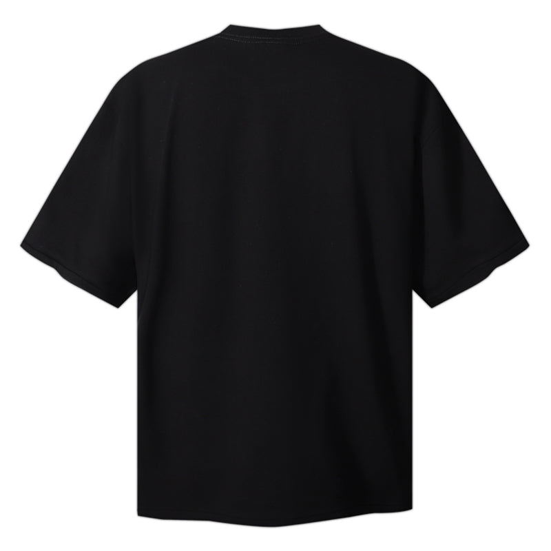 RHUDE Dinero Tee – Black / White / Apricot