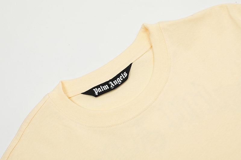 Palm Angels Shark Print Back Logo T-Shirt
