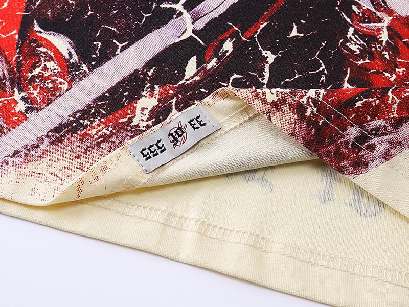 GODSPEED Forbidden Fruit Graphic T-Shirt – 100% Cotton | Apricot